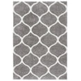 thumbnail image 1 of SAFAVIEH Tahoe Thelma Quatrefoil Shag Area Rug, 6'7" x 8'7", Grey/White, 1 of 8