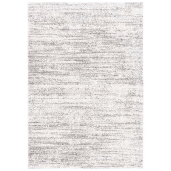 SAFAVIEH Tahoe Trudi Abstract Shag Area Rug, Ivory/Grey, 3' x 5'