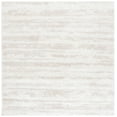 thumbnail image 1 of SAFAVIEH Tahoe Tyson Striped Shag Area Rug, Ivory/Beige, 6'7" x 6'7" Square, 1 of 8