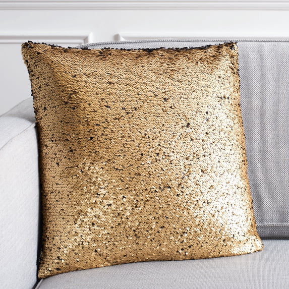 SAFAVIEH Talon Abstract Pillow, 19" x 19", Gold