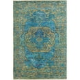 thumbnail image 1 of SAFAVIEH Tangier Patton Overdyed Area Rug, Teal/Beige, 4' x 6', 1 of 5