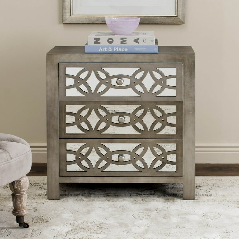 Mirrored chest of on sale drawers walmart
