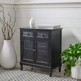 thumbnail image 1 of SAFAVIEH Tate 2-Drawer 2-Door Sideboard Black, 1 of 14
