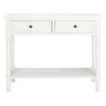 thumbnail image 1 of SAFAVIEH Tate 2-Drawer Rectangle Console Table, White, 1 of 7