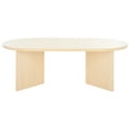 thumbnail image 1 of SAFAVIEH Tayson Glam Oval Melamine Coffee Table, Natural, 1 of 10