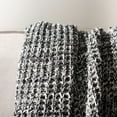 thumbnail image 1 of SAFAVIEH Tensley Throw Blanket Black / Natural, 1 of 2