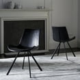 thumbnail image 1 of SAFAVIEH Terra Mid Century Modern Dining Chair, Black, Set of 2, 1 of 4