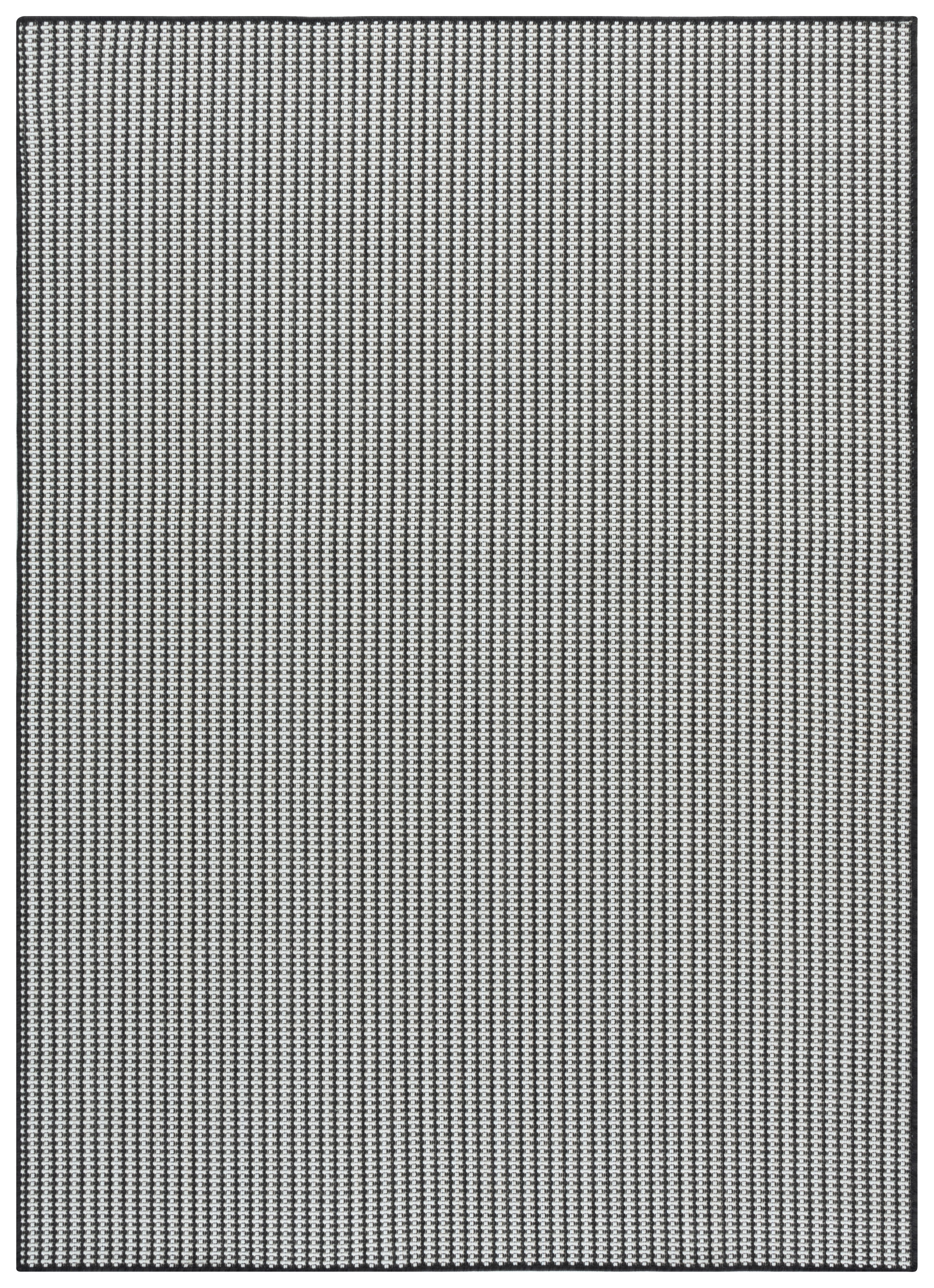 SAFAVIEH Terrace Eadaoin Geometric Indoor/Outdoor Area Rug, Black/White, 9' x 12'