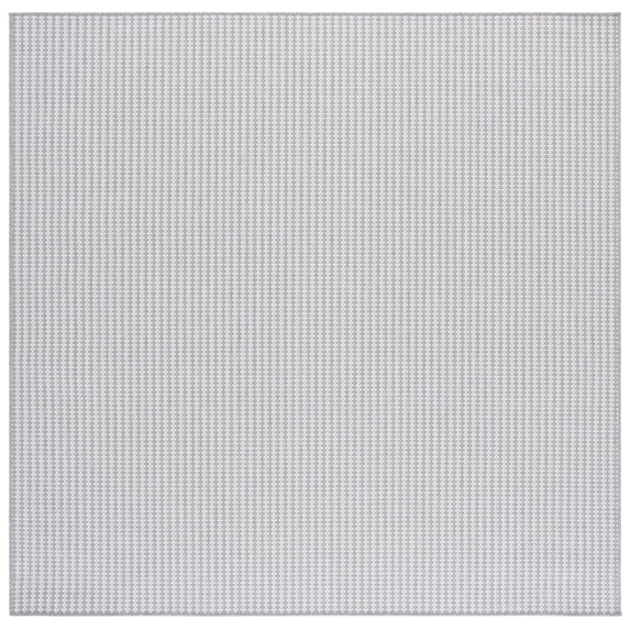 SAFAVIEH Terrace Eadaoin Geometric Indoor/Outdoor Area Rug, Grey/Ivory, 6'7" x 6'7" Square