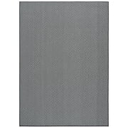 SAFAVIEH Terrace Gina Geometric Indoor/Outdoor Area Rug, Black/White, 8' x 10'