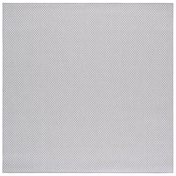 SAFAVIEH Terrace Gina Geometric Indoor/Outdoor Area Rug, Grey/Ivory, 6'7" x 6'7" Square