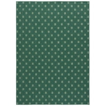 SAFAVIEH Terrace Kelleh Geometric Indoor/Outdoor Area Rug, Dark Green/Light Green, 8' x 10'