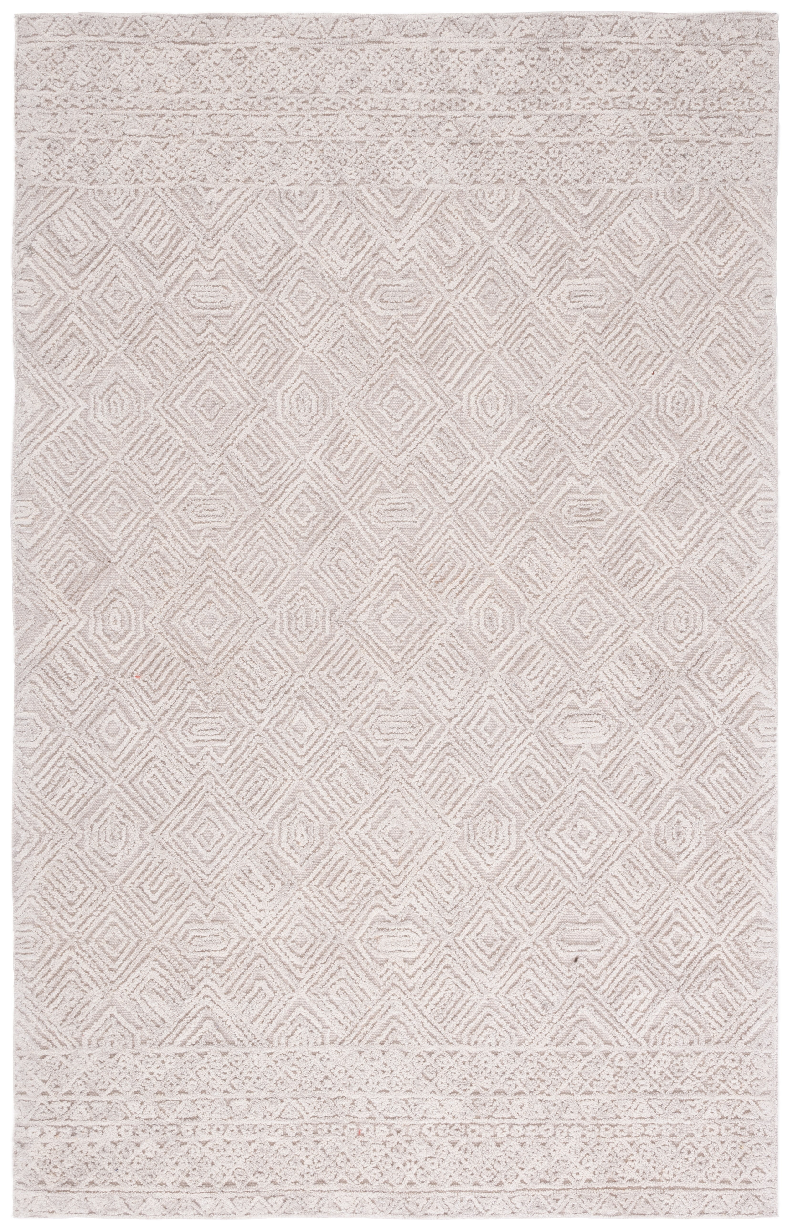 SAFAVIEH Textural Adrasteia Geometric Area Rug, Beige, 8' x 10'