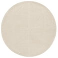 thumbnail image 1 of SAFAVIEH Textural Ashley Geometric Area Rug, Ivory, 6' x 6' Round, 1 of 8