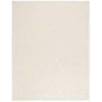 SAFAVIEH Textural Cooper Geometric Area Rug, Ivory, 8' x 10'