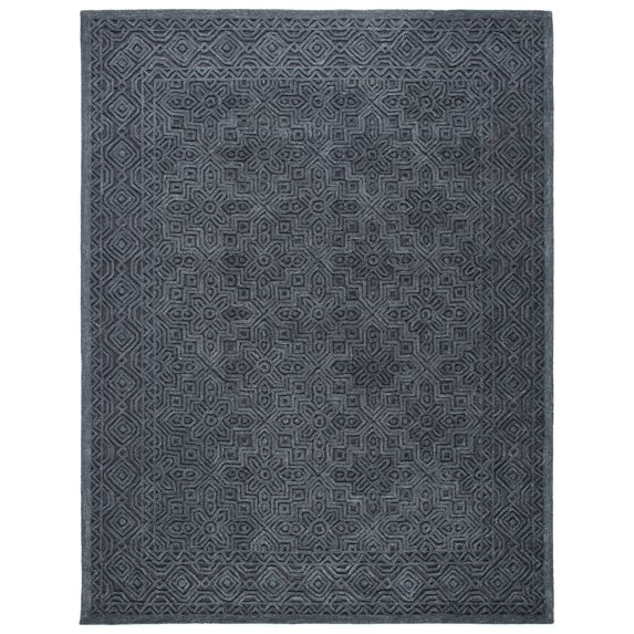 SAFAVIEH Textural Dinah Geometric Area Rug, Charcoal, 8' x 10'