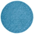 thumbnail image 1 of SAFAVIEH Textural Dinah Geometric Area Rug, Dark Blue, 6' x 6' Round, 1 of 7