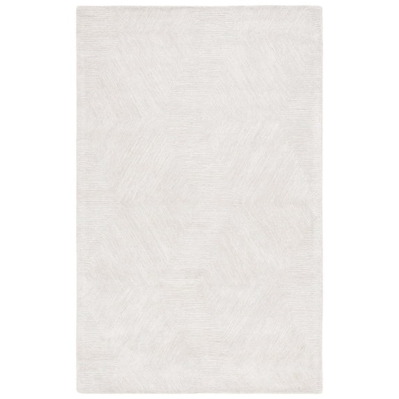 SAFAVIEH Textural Merrilyn Geometric Area Rug, Beige, 4' x 6'