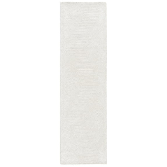 SAFAVIEH Textural Merrilyn Geometric Runner Rug, Beige, 2'3" x 8'