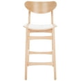 thumbnail image 1 of SAFAVIEH Thaxton Curved Mid Back Counter Stool, Natural, 1 of 13