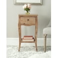 thumbnail image 1 of SAFAVIEH Thelma Solid Rustic End Table with Storage Drawer, Red Maple, 1 of 5