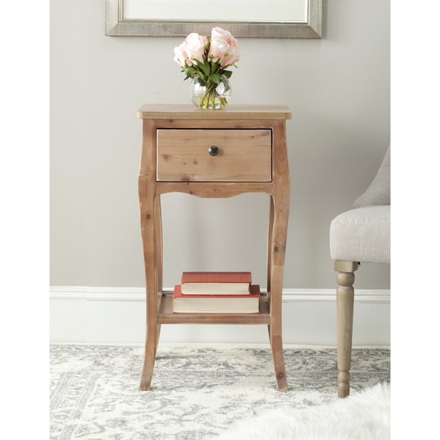 Free Shipping! Safavieh Thelma Rustic Wood End Table with Storage ...