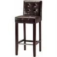 thumbnail image 1 of SAFAVIEH Thompson Rustic Glam Tufted Bar Stool with Footrest, 1 of 1