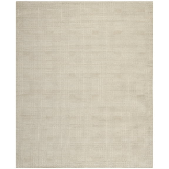 SAFAVIEH Tibetan Abagail Geometric Wool Area Rug, Ivory, 4' x 6'