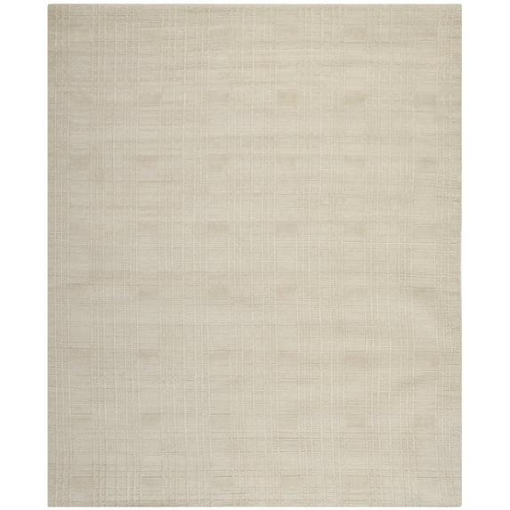 SAFAVIEH Tibetan Abagail Geometric Wool Area Rug, Ivory, 8' x 10'