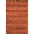 thumbnail image 1 of SAFAVIEH Tibetan Calista Solid Bordered Wool Area Rug, Rust, 6' x 9', 1 of 3