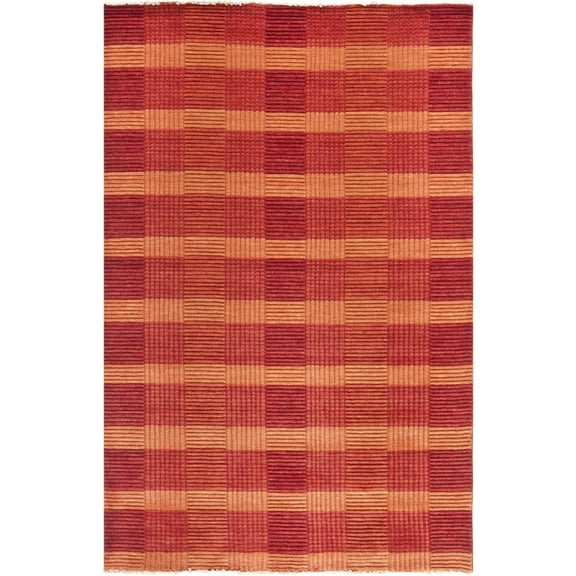 SAFAVIEH Tibetan Collection TIB332E Handmade Red Rug