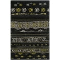 thumbnail image 1 of SAFAVIEH Tibetan Colton Tibetan Shag Area Rug, Black/Green, 5'1" x 7'6", 1 of 7