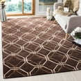 thumbnail image 1 of SAFAVIEH Tibetan Maximillian Geometric Hexagon Wool Area Rug, Brown, 6' x 9', 1 of 2