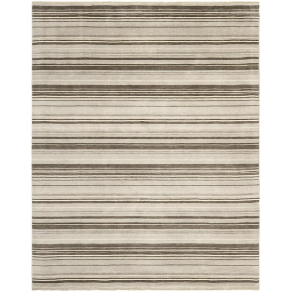 SAFAVIEH Tibetan TIB312A Handmade Silver / Multi Rug