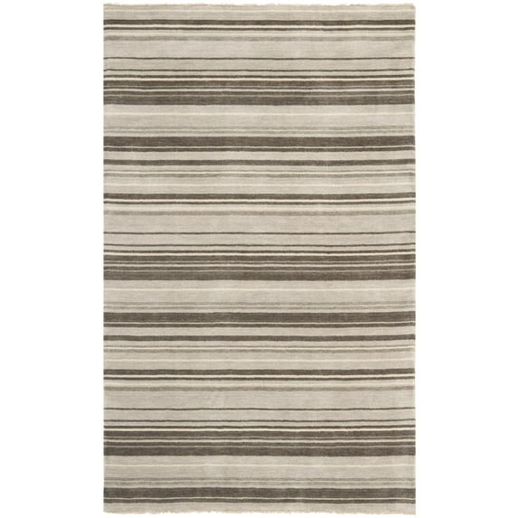 SAFAVIEH Tibetan TIB312A Handmade Silver / Multi Rug