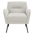 thumbnail image 1 of SAFAVIEH Tilbrook Tufted Arm Chairs, Light Grey/Black (26.8 in. W x 29.3 in. D x 29.5 in. H), 1 of 12