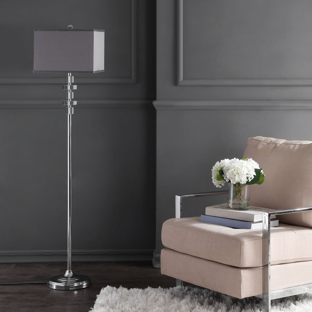 SAFAVIEH Times Square Floor Lamp Crystal Walmart