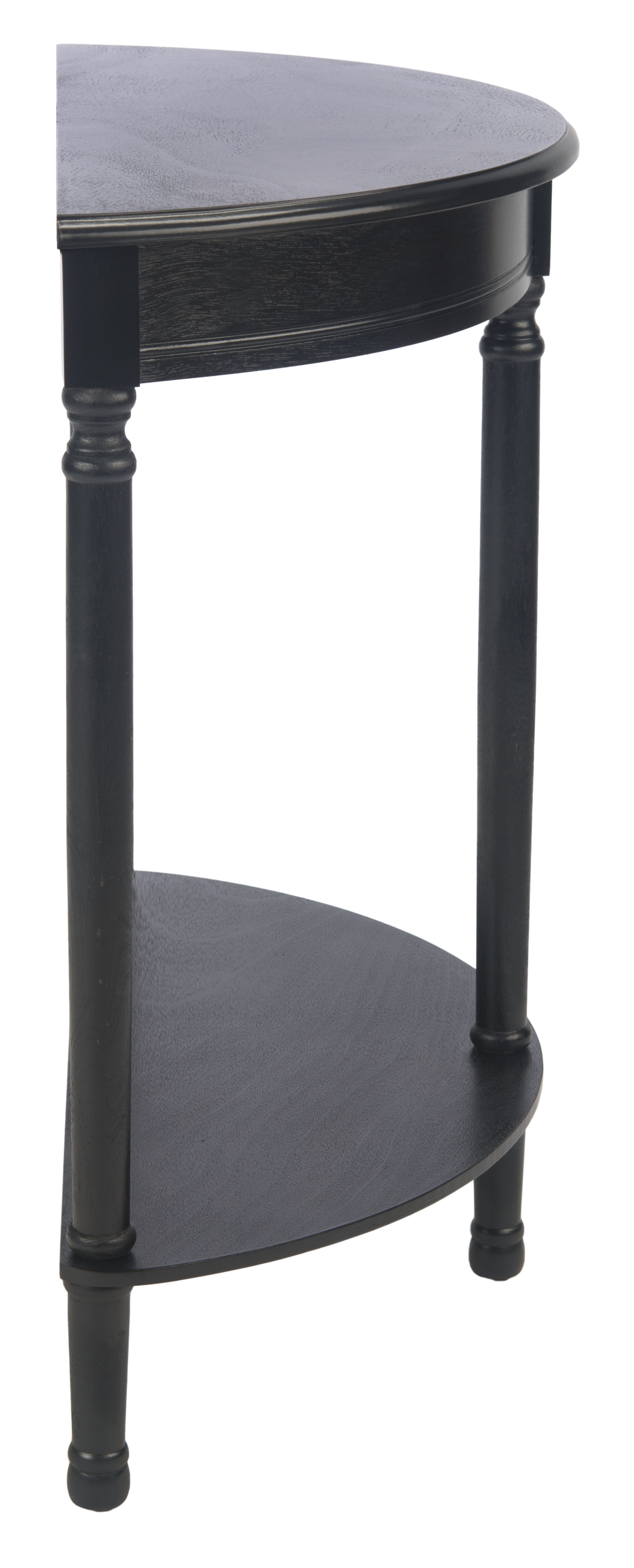 decmode-black-traditional-wood-console-table-31-w-x-32-h-walmart