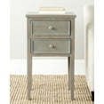 thumbnail image 1 of SAFAVIEH Toby Nautical Rustic Nightstand with 2 Storage Drawers, French Grey, 1 of 5