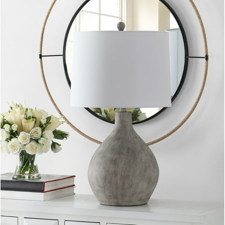 SAFAVIEH Tolen 26.25 in. Boho Table Lamp, Grey