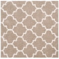 thumbnail image 1 of SAFAVIEH Toronto Nessa Geometric Shag Area Rug, Silver/Ivory, 5' x 5' Square, 1 of 6