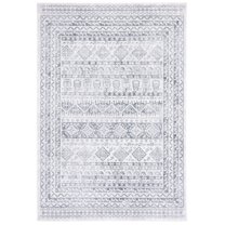 SAFAVIEH Toscana Asia Oriental Polyester Area Rug, Grey/Ivory, 8' x 10'