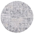 thumbnail image 1 of SAFAVIEH Toscana Yasim Abstract Polyester Area Rug, Ivory/Grey, 6'7" x 6'7" Round, 1 of 7