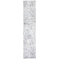 thumbnail image 1 of SAFAVIEH Toscana Fedelma Abstract Polyester Runner Rug, Ivory/Grey, 2' x 9', 1 of 6