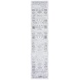 thumbnail image 1 of SAFAVIEH Toscana Dashiell Medallion Polyester Runner Rug, Ivory/Grey, 2' x 9', 1 of 8