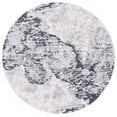 thumbnail image 1 of SAFAVIEH Toscana Emmett Abstract Polyester Area Rug, Grey/Ivory, 6'7" x 6'7" Round, 1 of 8