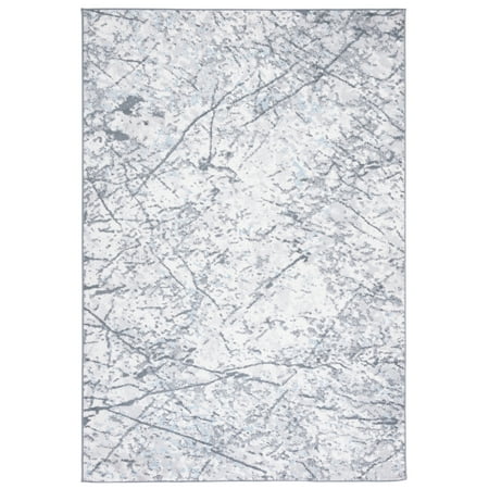 SAFAVIEH Toscana Evette Abstract Polyester Area Rug, Grey/Ivory, 8' x 10'
