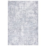 SAFAVIEH Toscana Jannah Abstract Polyester Area Rug, Ivory/Grey, 8' x 10'