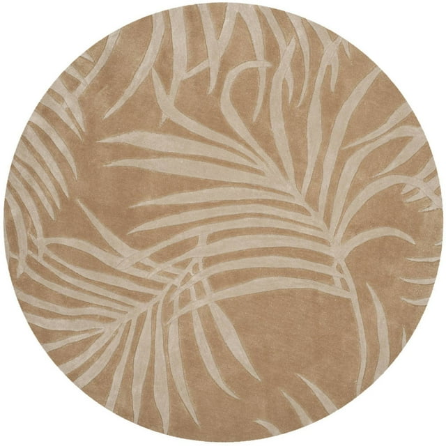 SAFAVIEH Total Performance Apollo Floral Area Rug, Beige, 6' x 6' Round