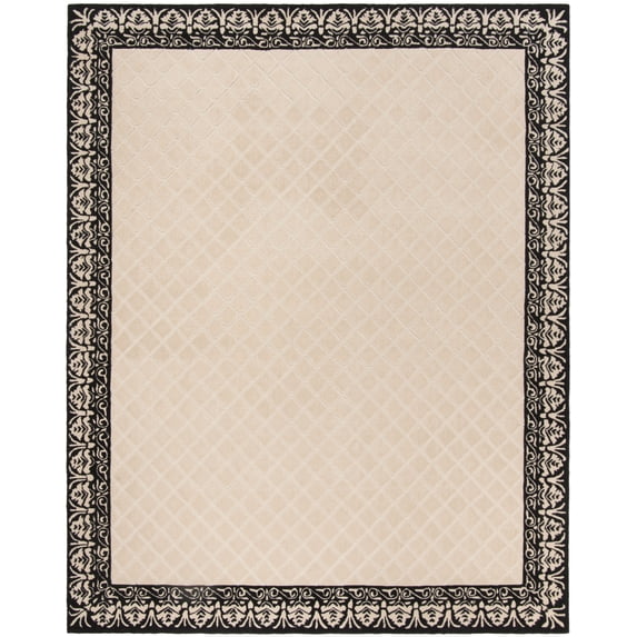 SAFAVIEH Total Performance Ruadhan Floral Area Rug, Black, 6' x 9'